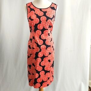 Jones New York Signature sleeveless grapefruit dress